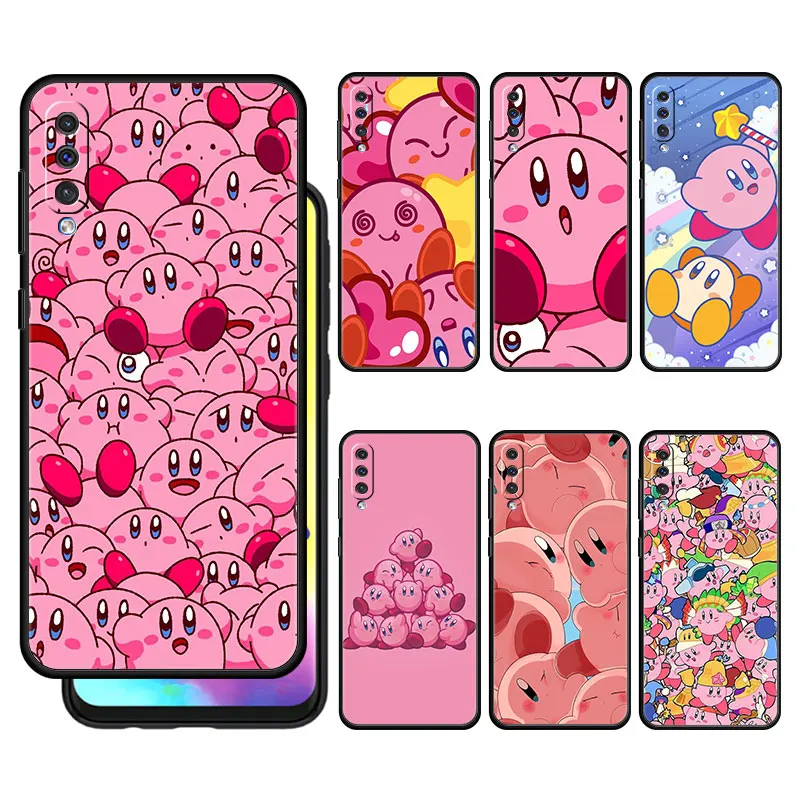 

Hot Game Kirby Phone Case For Samsung A50 A70 A30 for MOTO G60 G30 G22 G9 Play G8 Power Lite for Oppo Realme 8 7 6 6pro Cover