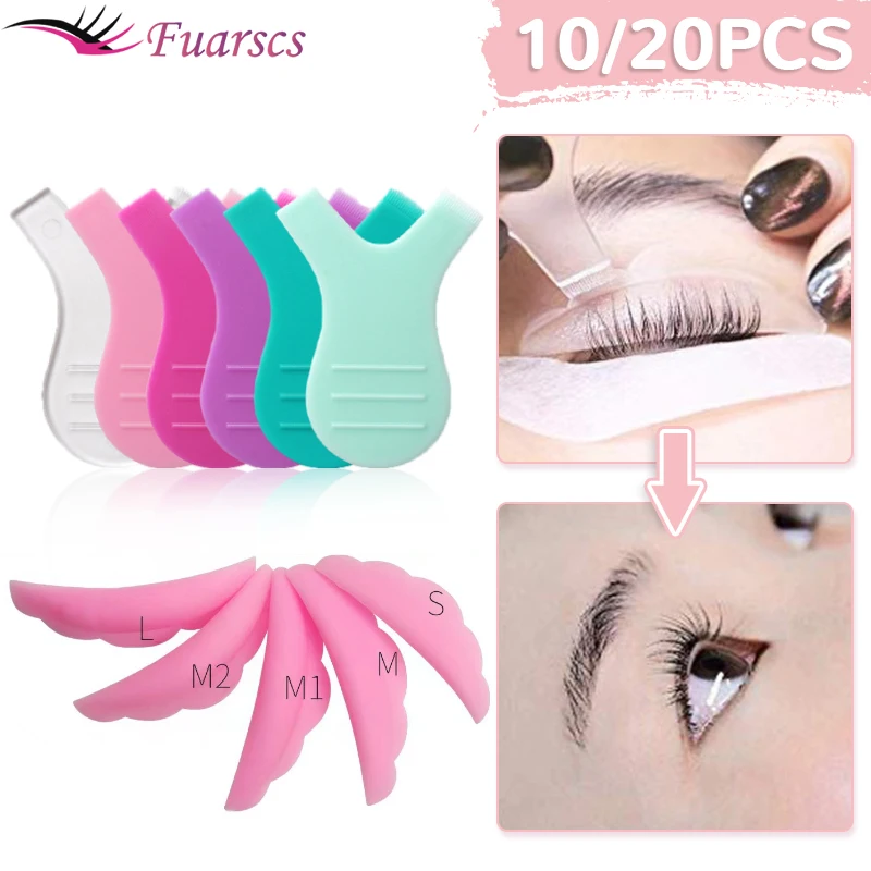 

10/20Pcs Y Shape Eyelash Brushes Eye Lash Perming Pads Reuseable Clean Comb Eyelashe Lifting Curler Eyelashes Extension Tools
