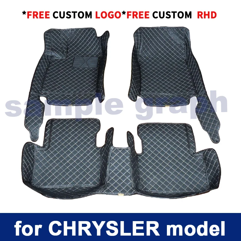 Car Floor Mat for CHRYSLER 200 200S 300C 300s 300C Touring grand voyager Pacifica PT Cruiser Sebring car accessories