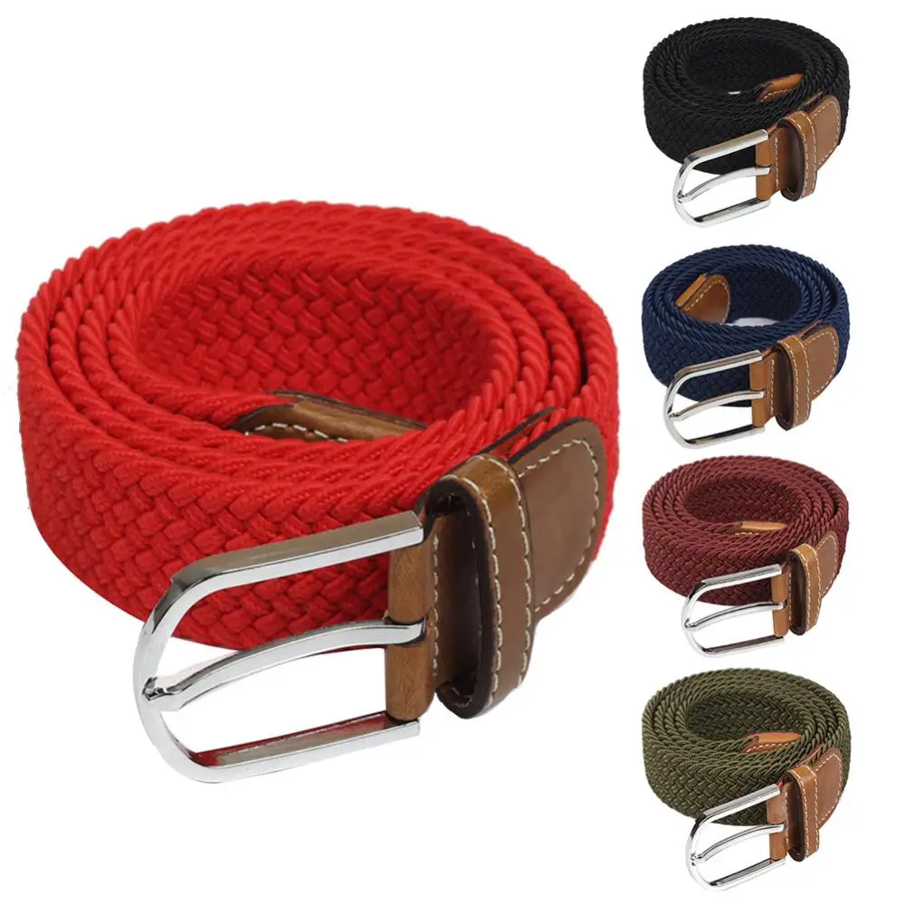 

Strap Waistband Women Belt Elastic Pin Buckle Accessories Fashion Waist Belt HOT SALE Men Braided Alloy Waist Belt Clothing Acce