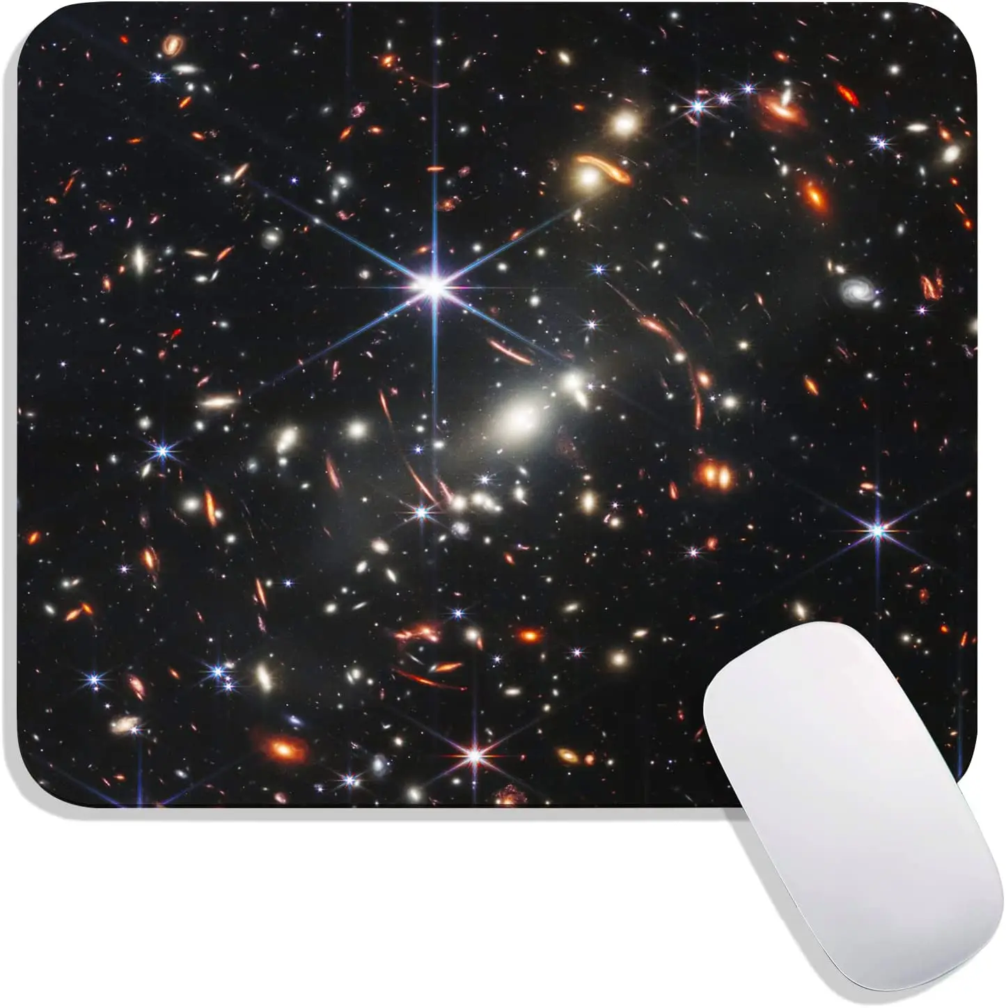 

Webb Nebula Galaxy Mouse Pad Pretty Personalized Premium-Textured Mousepads Design Non-Slip Rubber Base Computer Mouse Pads