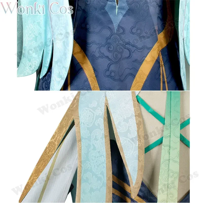 Облачный ретриер карнавальный костюм ударный парик Liyue Adeptus платье для косплея