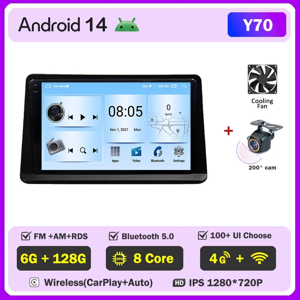 

Автомобильное радио Android 15 для Mitsubishi Pajero 2 Montero V31 Shogun 1991-2012, 2 Din, мультимедийная GPS-навигация, стерео Carplay Auto
