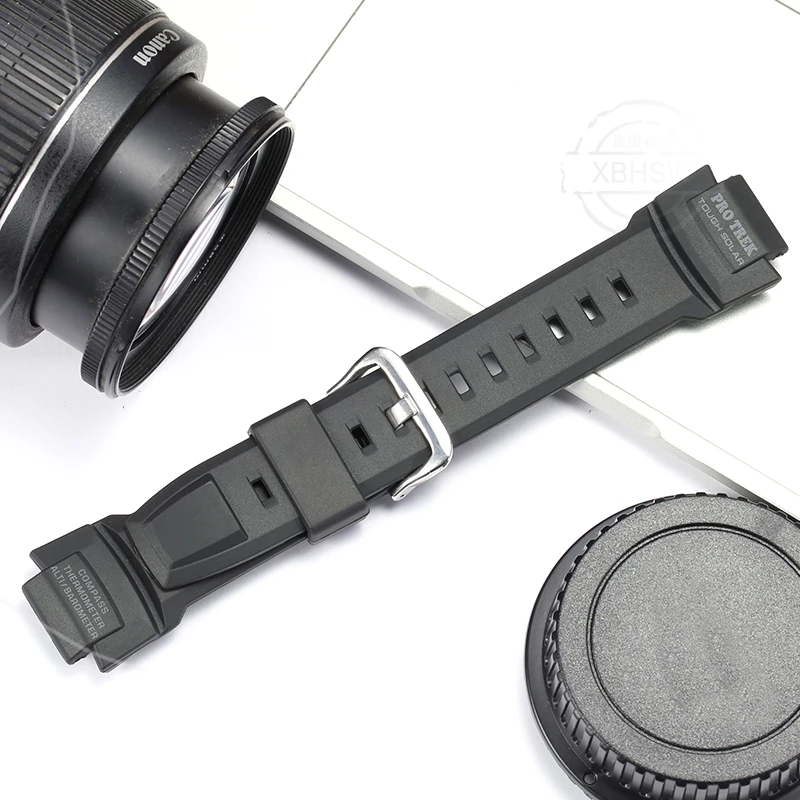 Resin Strap For CASIO Protrek PRG 270 Rubber Band Men's Sports Waterproof Bracelet 18mm Watch Accessories