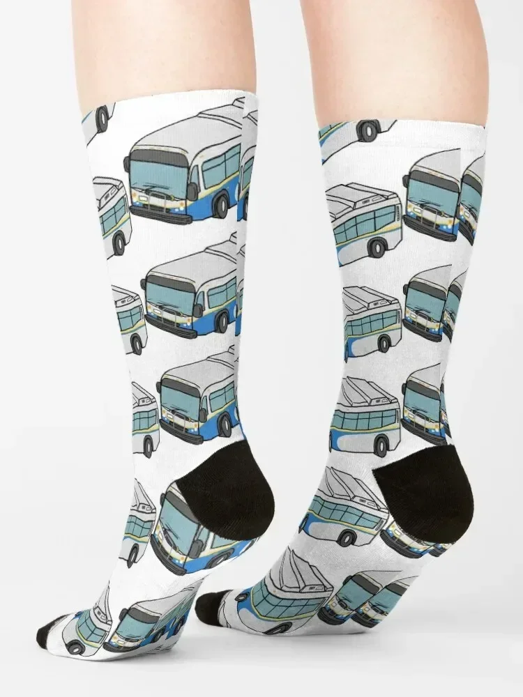 Носки Vancouver Bus Crossfit рождественский подарок компрессионные чулки каваи мужские