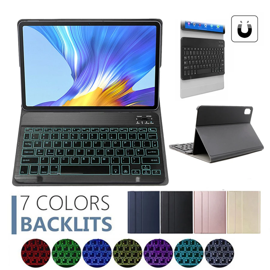 

Keyboard Case for Huawei MatePad 10.4 Inch BAH3-W09/AL00 Tablet Bluetooth Keyboard Cover for Huawei Honor V6 10.4 KRJ-WO9/AN00