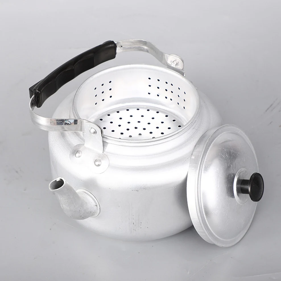 

Small Aluminum Teapot Portable Korean Rice Wine Jug Aluminum Alloy Teapot With Tea Strainer Home Gas Boiling Water Kettle