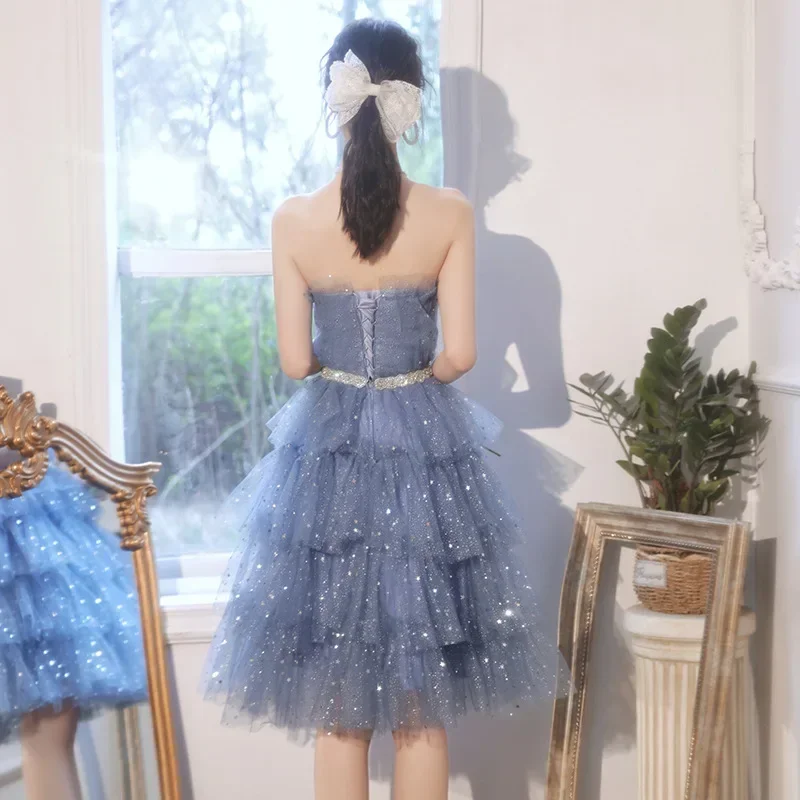 Вечернее платье принцессы для женщин новинка 2021 темпераментное платье-футляр