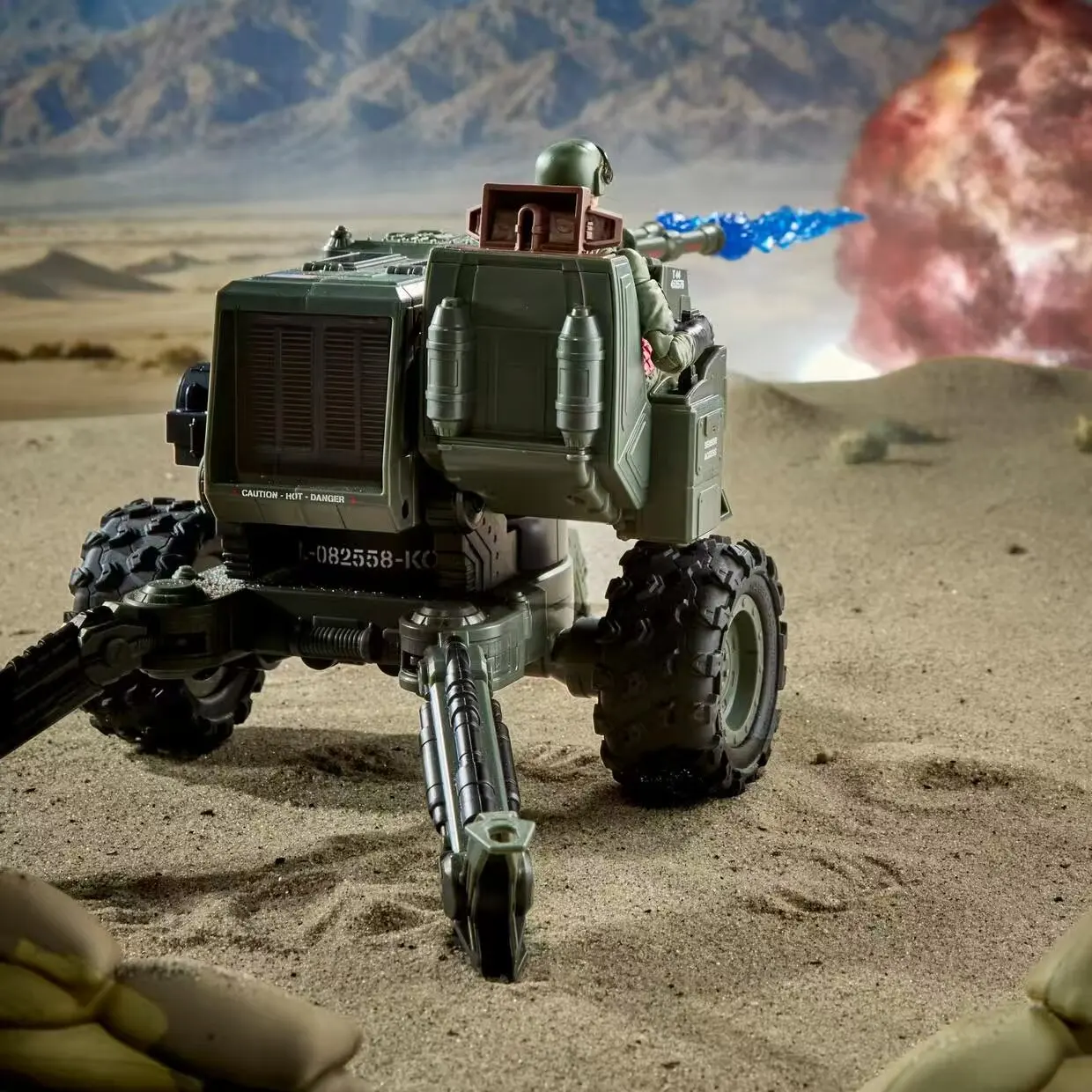 Фото В наличии: Hasbro GIJOE Grand Slam Laser Cannon g2103, подвижная модель робота-куклы, коллекционная игрушка, подарок. №2