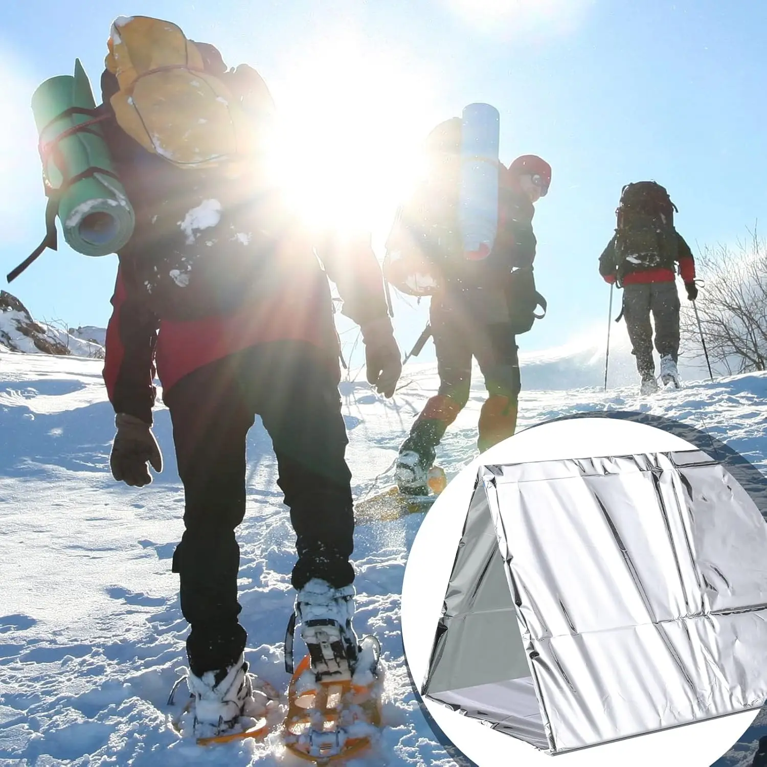 1 шт. серебристая Светоотражающая полиэфирная пленка 210x130 см