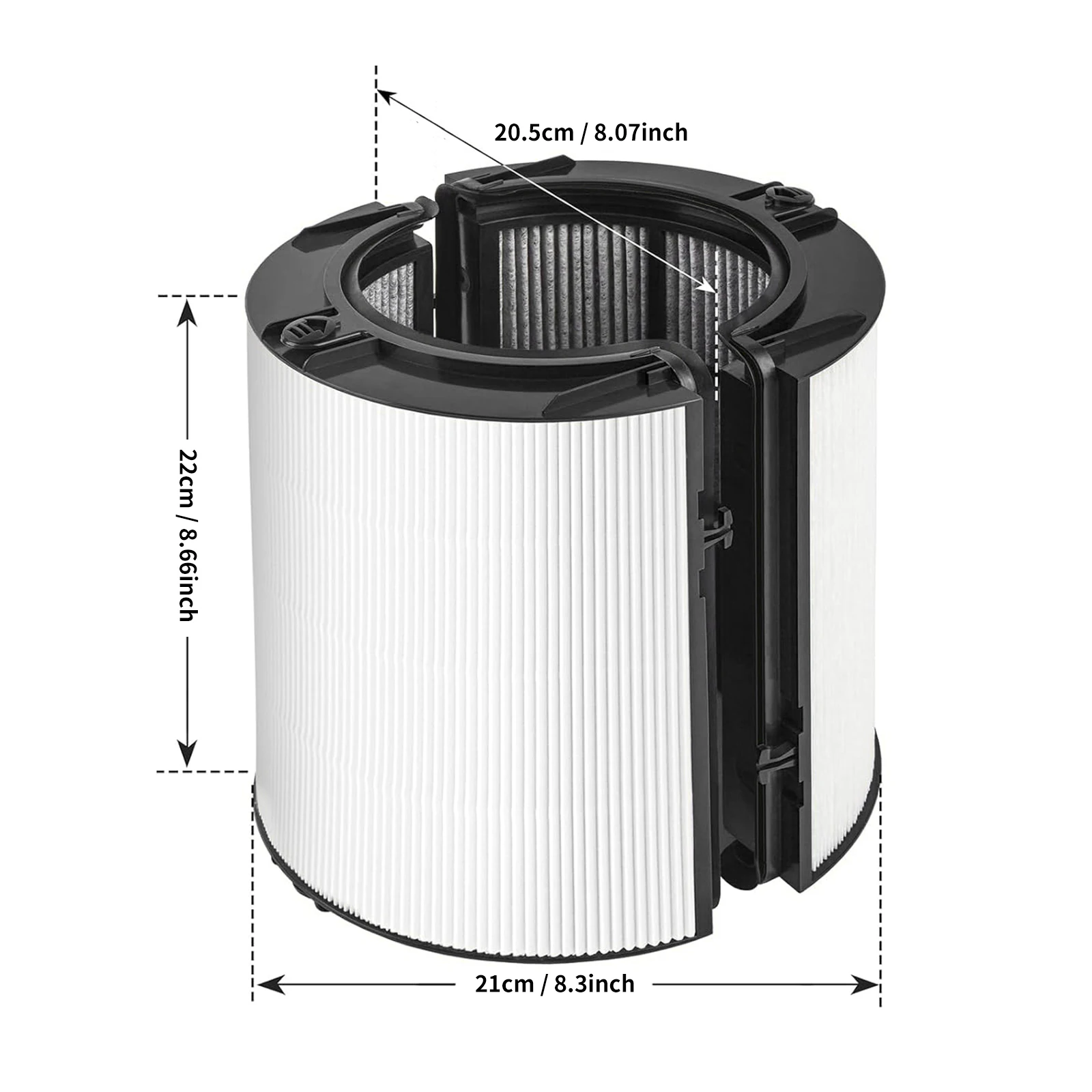 Сменный фильтр с Dyson TP06 HP06 PH02 PH01 PH03 PH04 HP09 TP09 HP07 TP07 TP10 HP10, H13True HEPA, Сменный фильтр (art.: 3920c8f4b97df) - 3920c8f4b97df