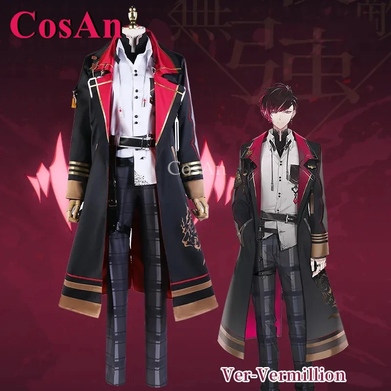 Фото CosAn аниме VTuber Nijisanji XSOLEIL Vermillion костюмы для косплея модная красивая униформа Хэллоуин ролевая игра одежда новая №5