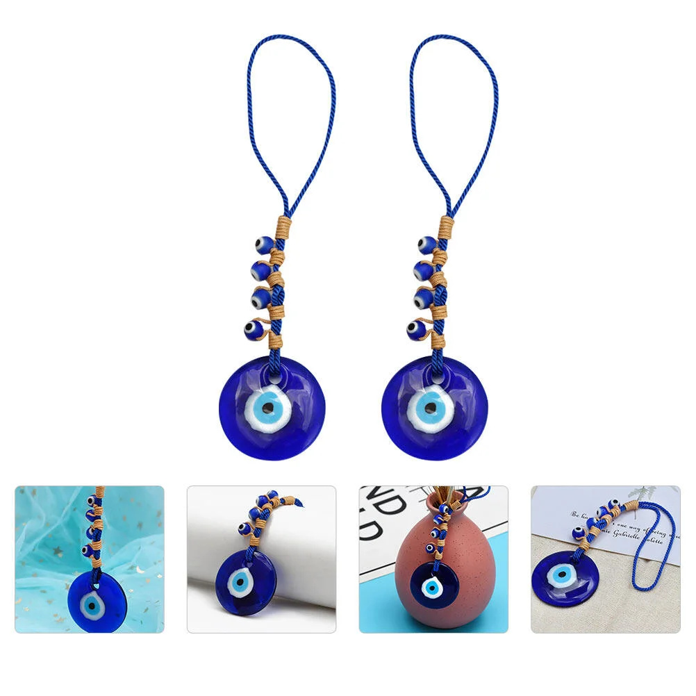 

Devil's Eye Pendant Hanging DIY Accessories Bead Material Turkish Blue Eyes Blessing Decor Beads