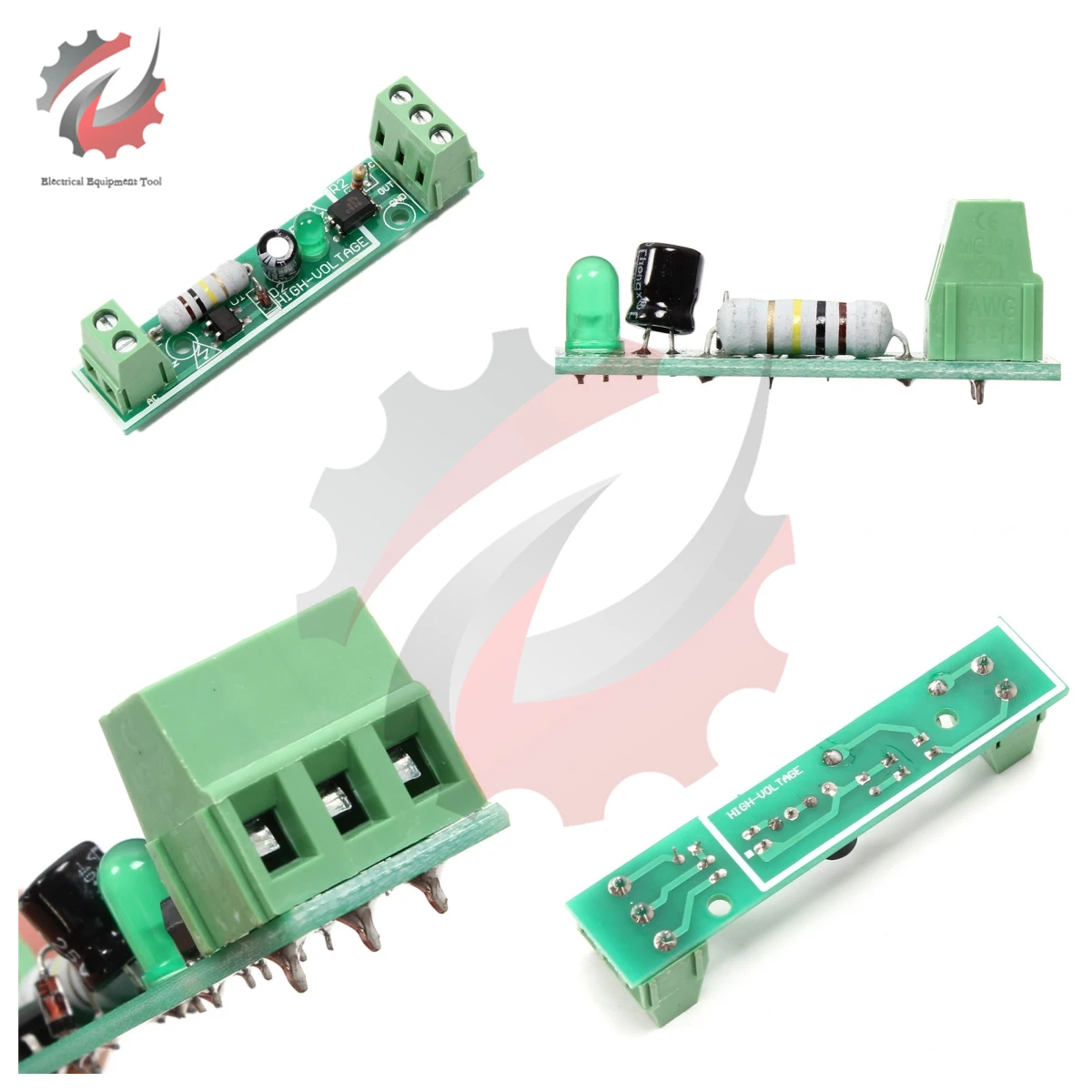 

Изоляционный модуль оптрона переменного тока 220 В, 1 канал, плата обнаружения напряжения, совместимый с PLC рельсовый микроконтроллер, модуль фотосоединения 3-5 В