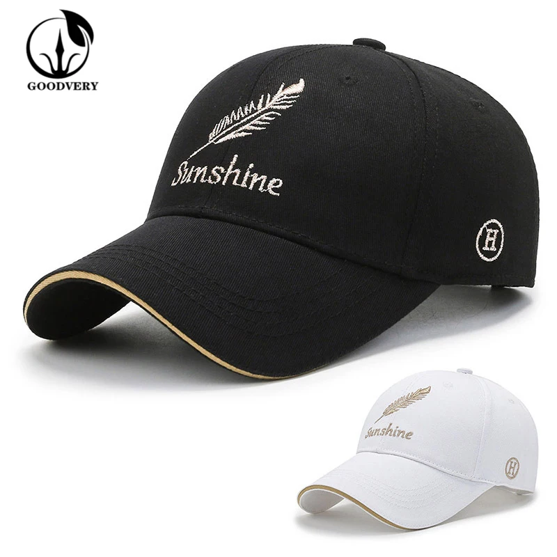 

GOODVERY New Embroidered Baseball Cap Adjustable Snapback Sunhat Four Seasons Universal Outdoor Sport Leisure Breathable Sun Hat