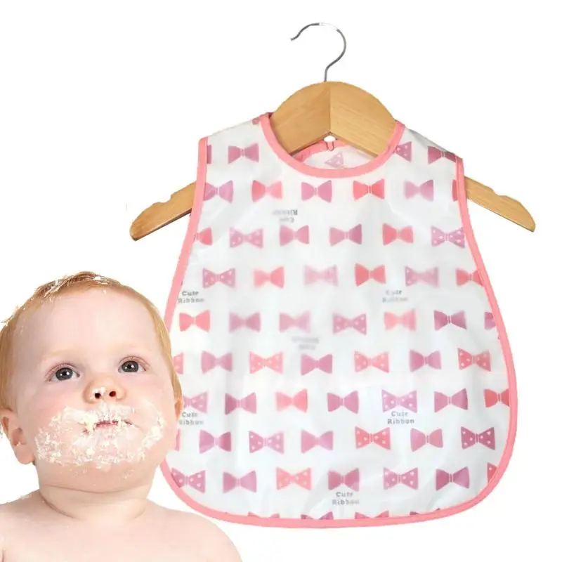 

BabiesTeething Bibs Waterproof Baby Apron Feeding Bib Apron With Pocket Waterproof Baby Apron Bibs Baby Toddler Bib For Kids