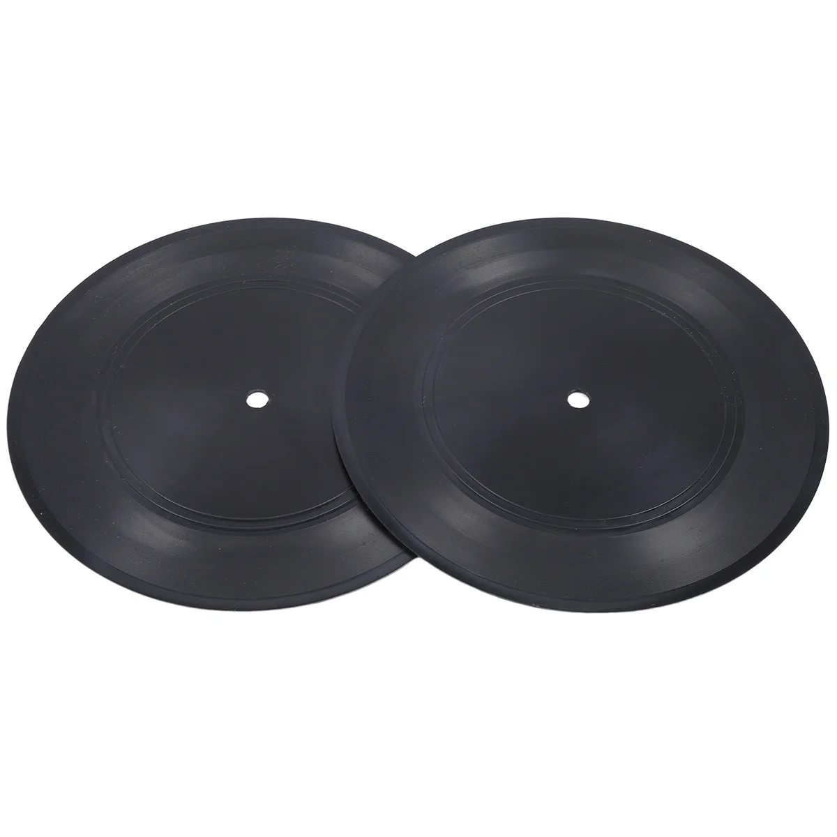 

Blank 7 Inch CD for CD Wall Decor Decor Black Records Decor (12 Pieces)
