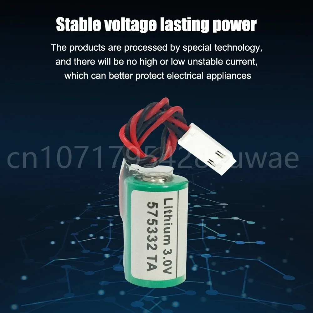 Литиевая батарея ПЛК со штекером AMP для резервных батарей