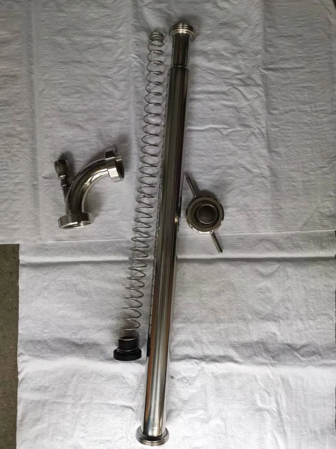 

Cow Milk Strainer Cow/Goat/Sheep Milking Parlor Sanitary Filter SS Strainer With Spring 51/63 Strainer