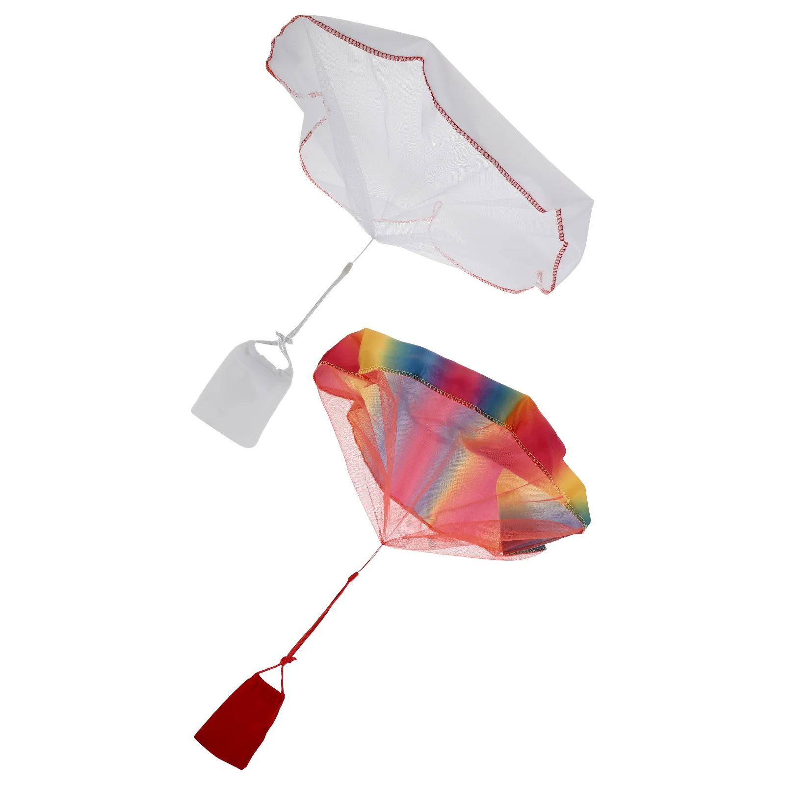 

2pcs Parachute Toys Creative Hand Throw Parachute Toys Children Outdoor Flying Toys