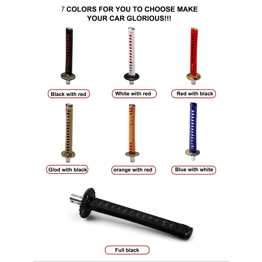 Классическая головка для рукоятки переключения передач в виде самурайского меча