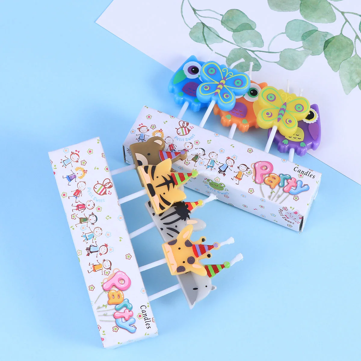 

5pcs/box Animal Craft Cartoon Decor Party Supplies for Gift Children