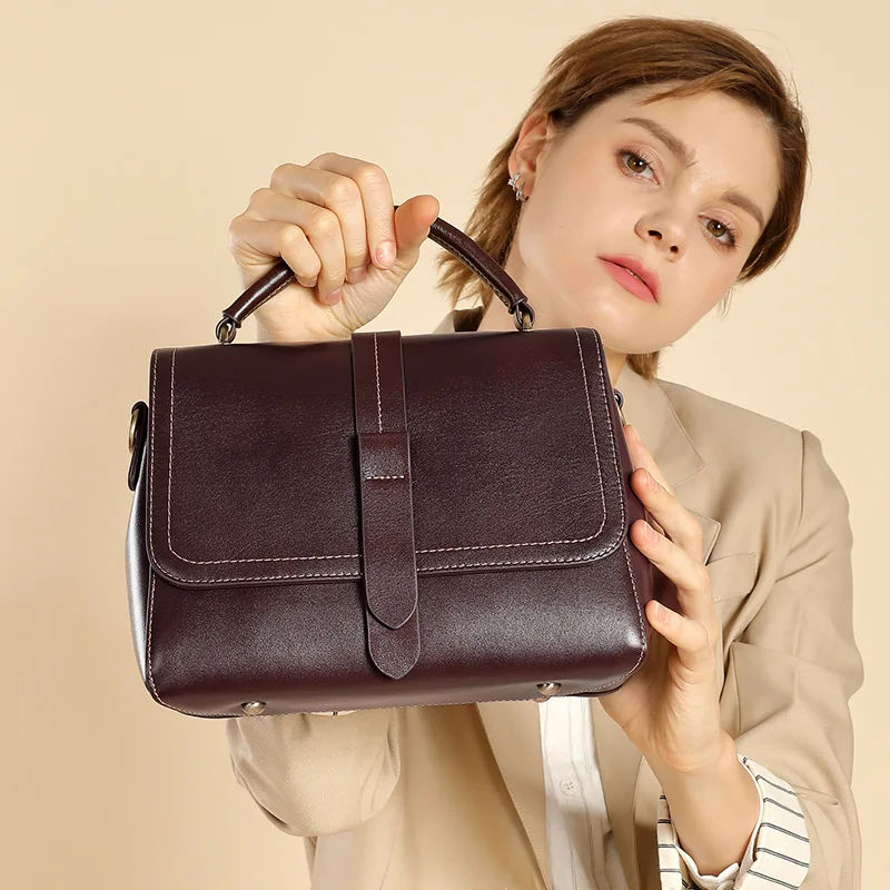 Зимняя многослойная коровья кожа растительного дубления 2025 года дизайнерская