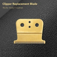 professional hair clipper blades high carbon steel clipper accessories golden replacement movable blade for 8504 t outliner