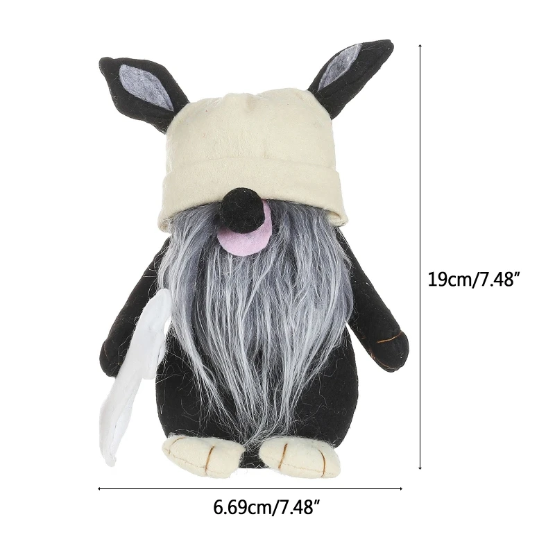 Собака Гном Ручная кость Милая фигурка эльфа-гнома для куклы Орнамент Поделки