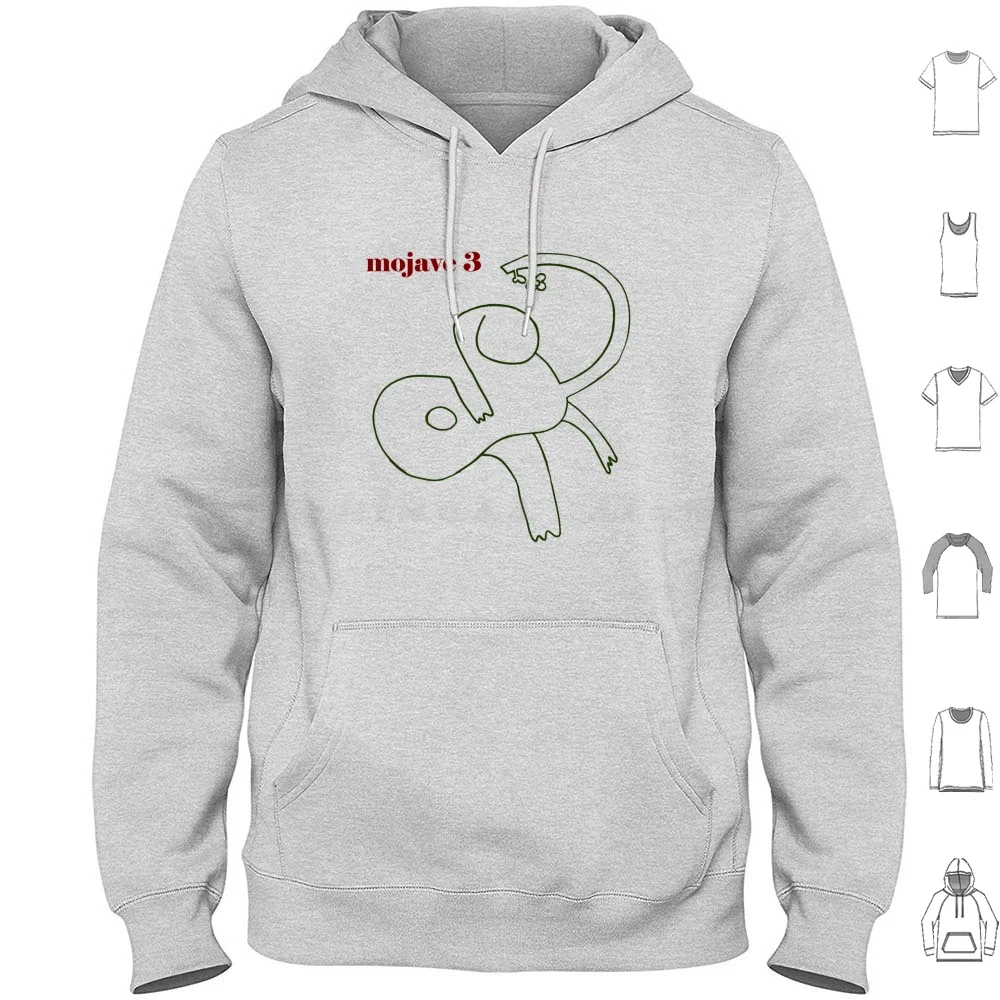 

Mojave 3 Hoodie cotton Long Sleeve Mojave 3 Music Dream Pop Indie Alternative Country Folk Excuses For Travellers