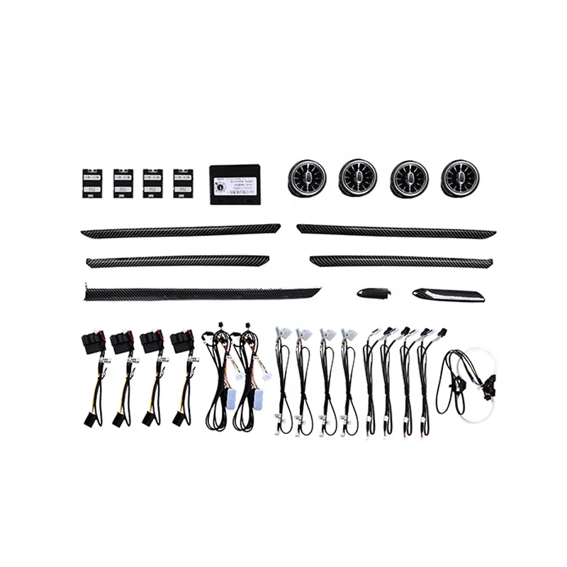 

High Quality OBM car ambient lighting 21/32 colors vent ambient light smart RGB atmosphere light kit for audi a3 s3