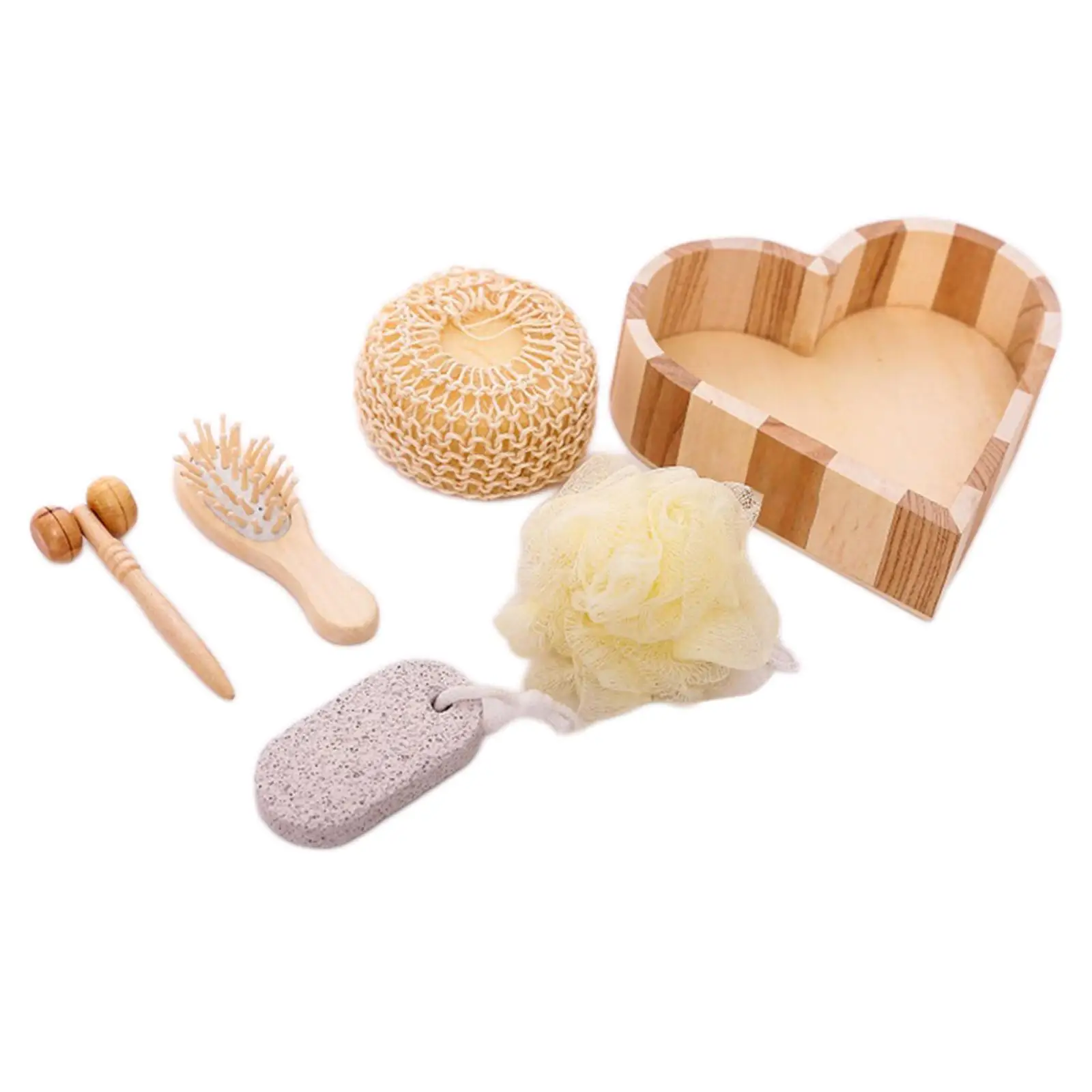 

5x Bath Set Foot Pumice Stone for Skin Exfoliating Scalp and Foot SPA Gift