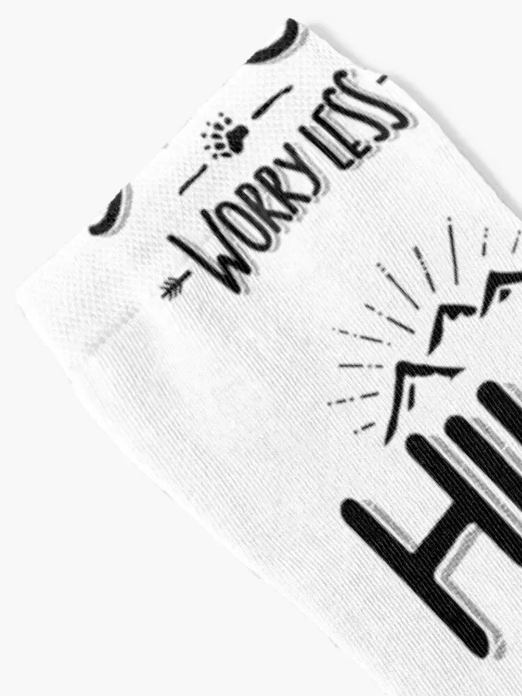 Забавная Новинка походная футболка походные носки Походные горы гораздо меньше