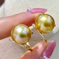 wholesale silver beaded ring setting blank jewelry parts adjustable size diy making accessories no pearl