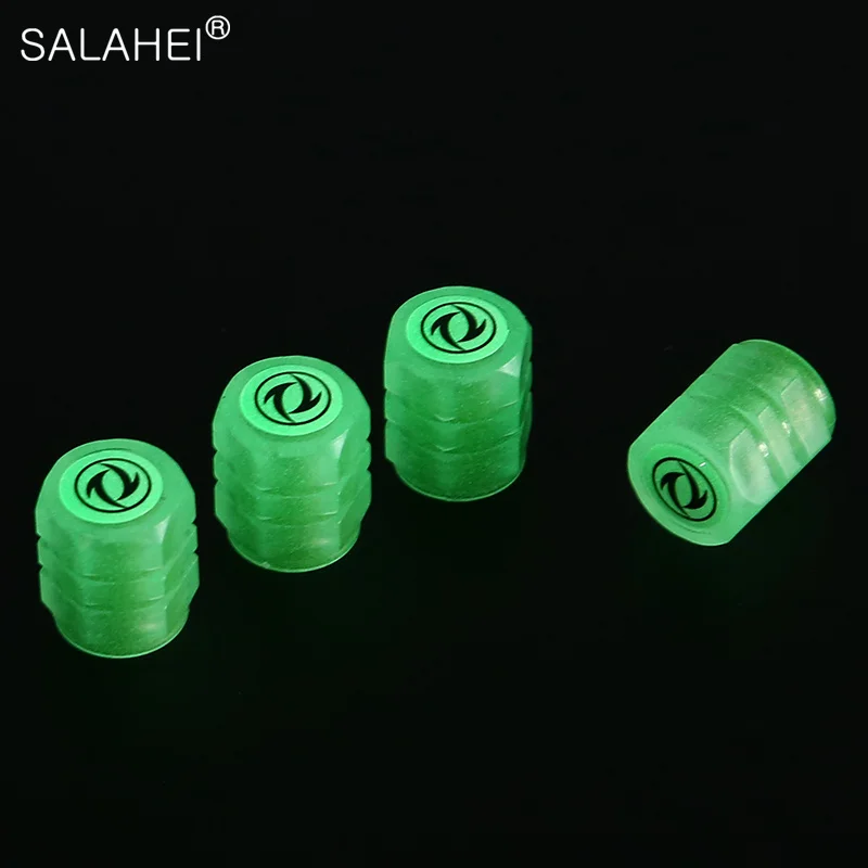 

4Pcs Luminous Car Tire Valve Rim Stem Caps Cover ABS Dust-proof For Dongfeng Glory 580 S30 S560 560 SX6 AX4 AX7 C37 Accessories