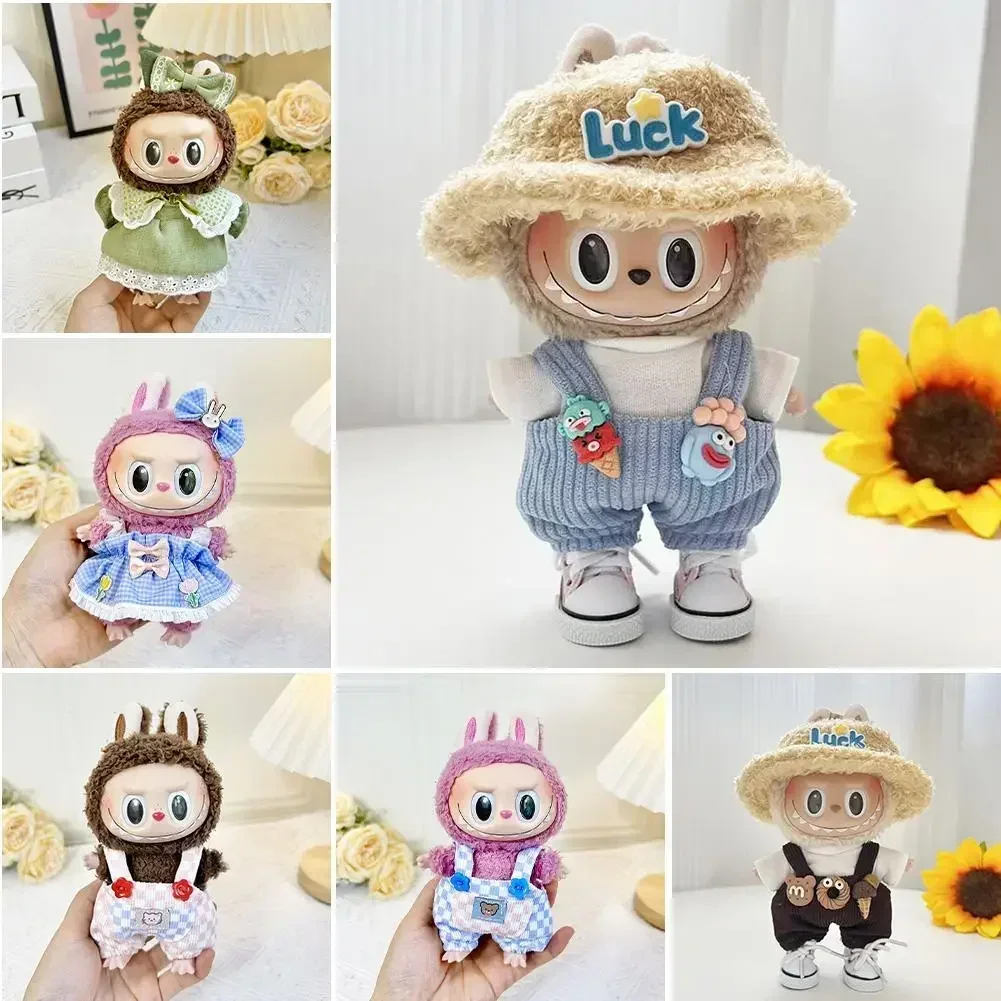 Мини-плюшевая кукольная одежда аксессуары для корейки Kpop Exo Labubu V1 V2 Idol Dolls Sit Party