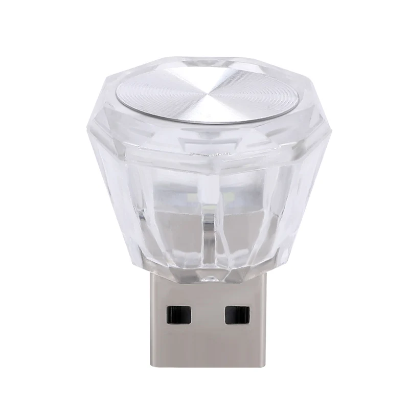 Автомобильный прикуриватель USB атмосферный светильник светодиодный мини