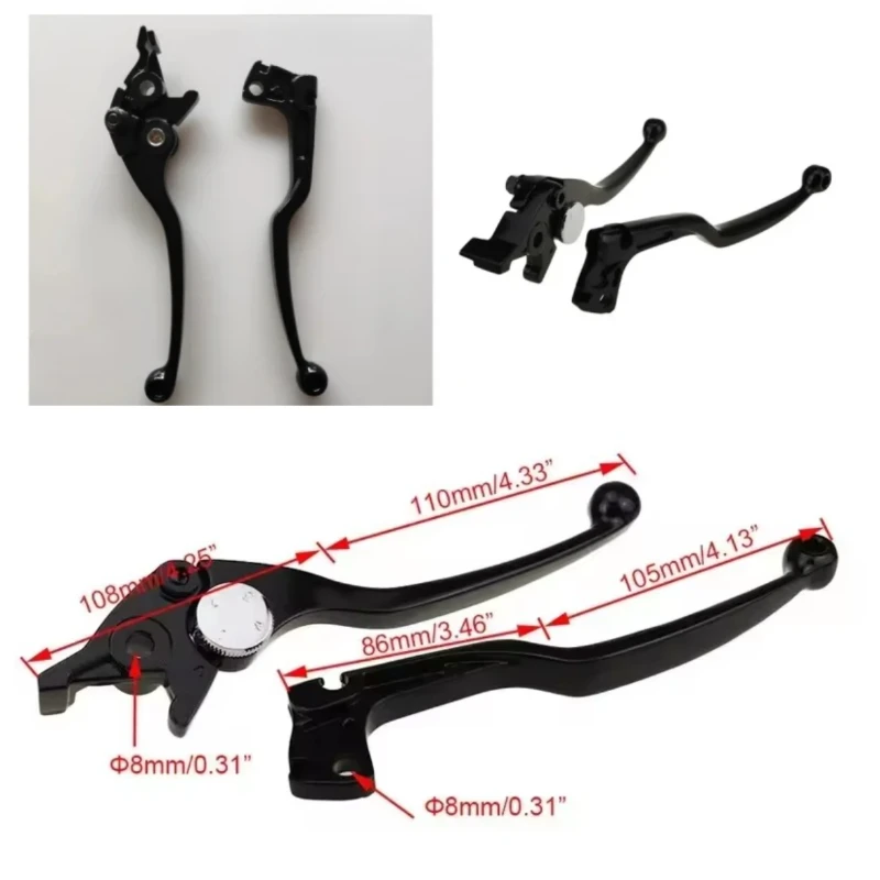 Фото Подходит для рычагов тормоза и сцепления мотоциклов Suzuki SV 650 S 1999-2008, GSXR600 1992-1993, GSXR 750 1988-1995, 1989, 1990, 1991, 1992, 1993. №1