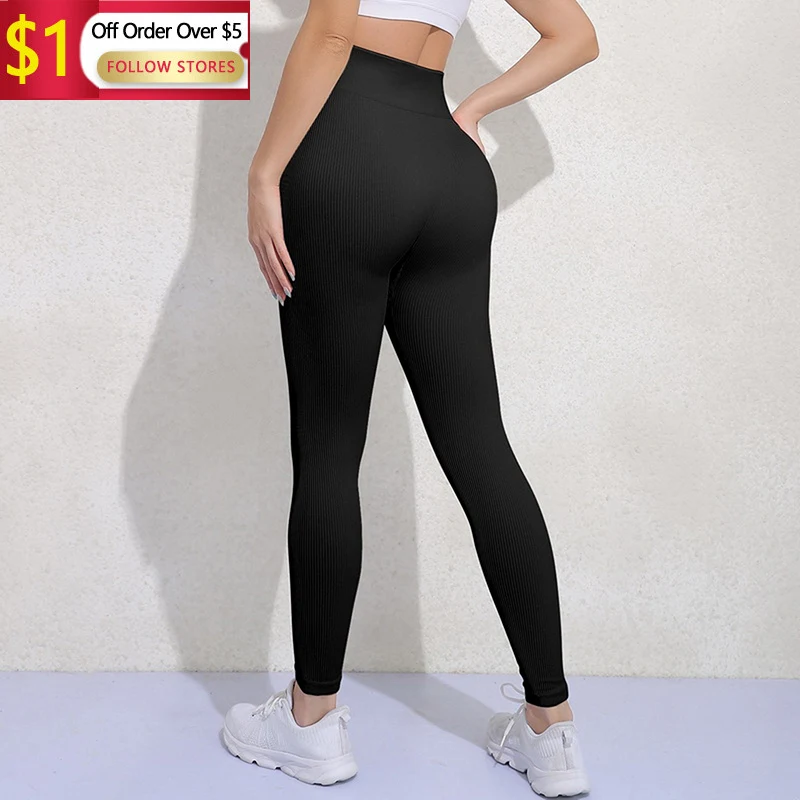 

Women Yoga Leggings Workout Sports Trousers Running Fitness Gym Leggings Hip Lifting Pants Exercise Gym Leggings Femme