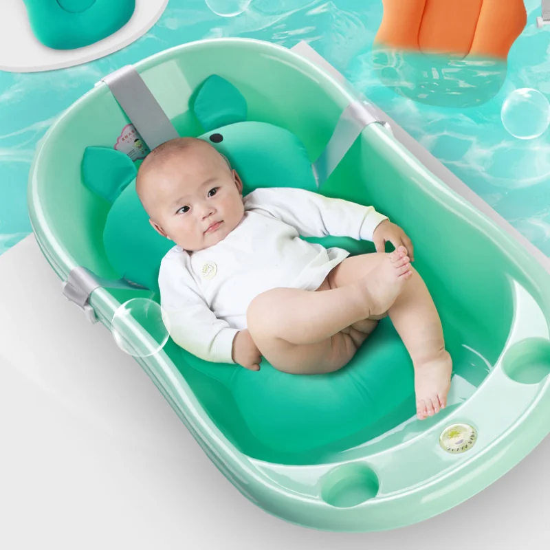 

Детская подушка, портативная подушка для ванны, Нескользящая подушка, сиденье для младенцев, плавающая подушка для ванны, коврик для защиты душа