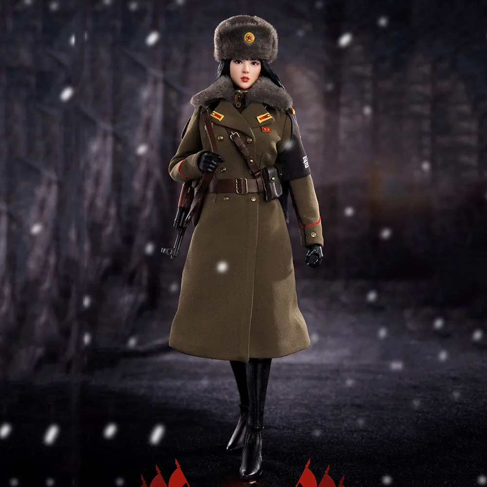 

In Stock FLAGSET FS-73040 1/6 Scale Korean People's Army Korean Garrison Female Officer Kim Chae Young Model for Fans Gifts