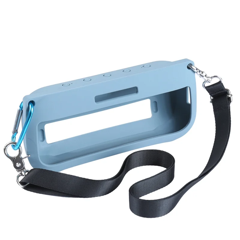 

Силиконовый защитный чехол для Bo-Se Sound Link, гибкий динамик, для путешествий, в классическом стиле, с ремешком на плечо (синий)