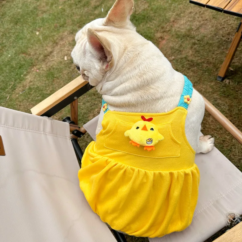 

Весенне-летняя одежда для собак, юбка для домашних животных принцессы, дышащая одежда для французского бульдога чихуахуа, маленькая собака, слинг, щенок, саронг