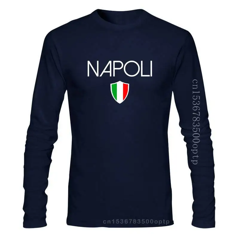 mens clothes   Brand Clothing O Neck Sleeves Boy Cotton Men Napoli T-Shirt Italian Flag Naples Italy Soccers Souvenir Tee Shi