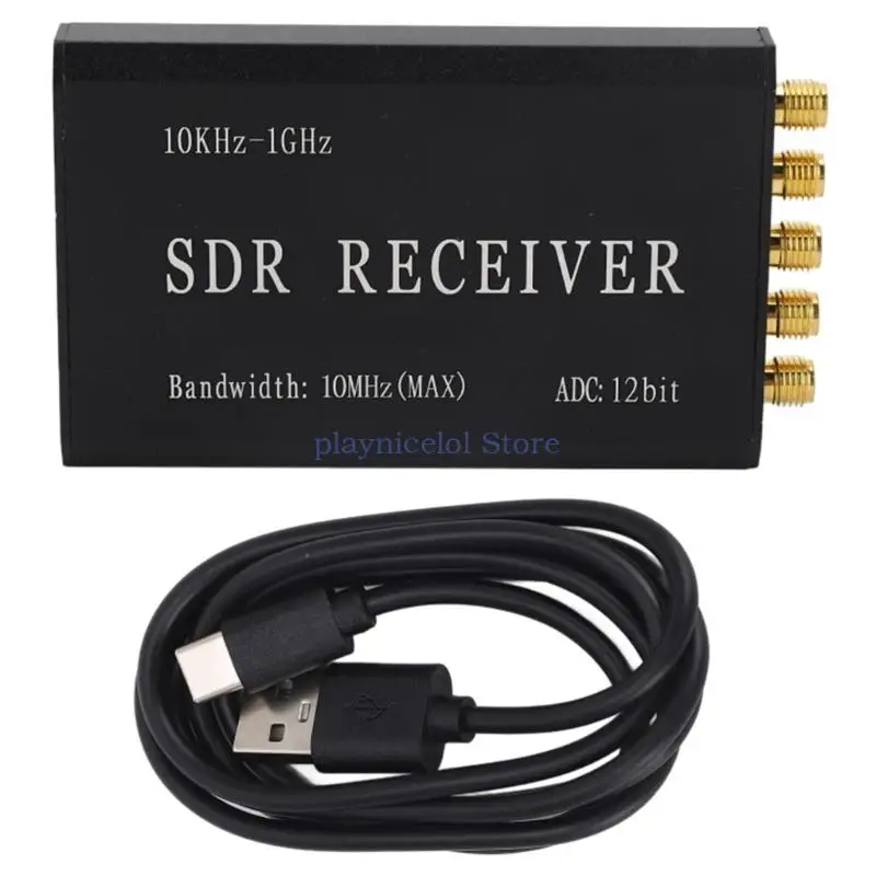

10kHz to 1GHz Receiver for RSP1 FM SSB CW Aviation Band Receiver 0.5PPM FM SSB SSTV iSS + Metal Case
