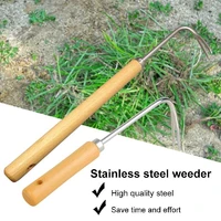 new hand weeder tool weeds puller remover gardening tool v shaped hook weeder garden weed grass removal digging weeder tools