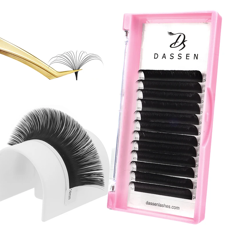 

Auto Fans Easy Blooming Professional Eyelash Extension Cluster Self-Making Easy Fan Fake Eyelashes Extensions Supplies Makeup