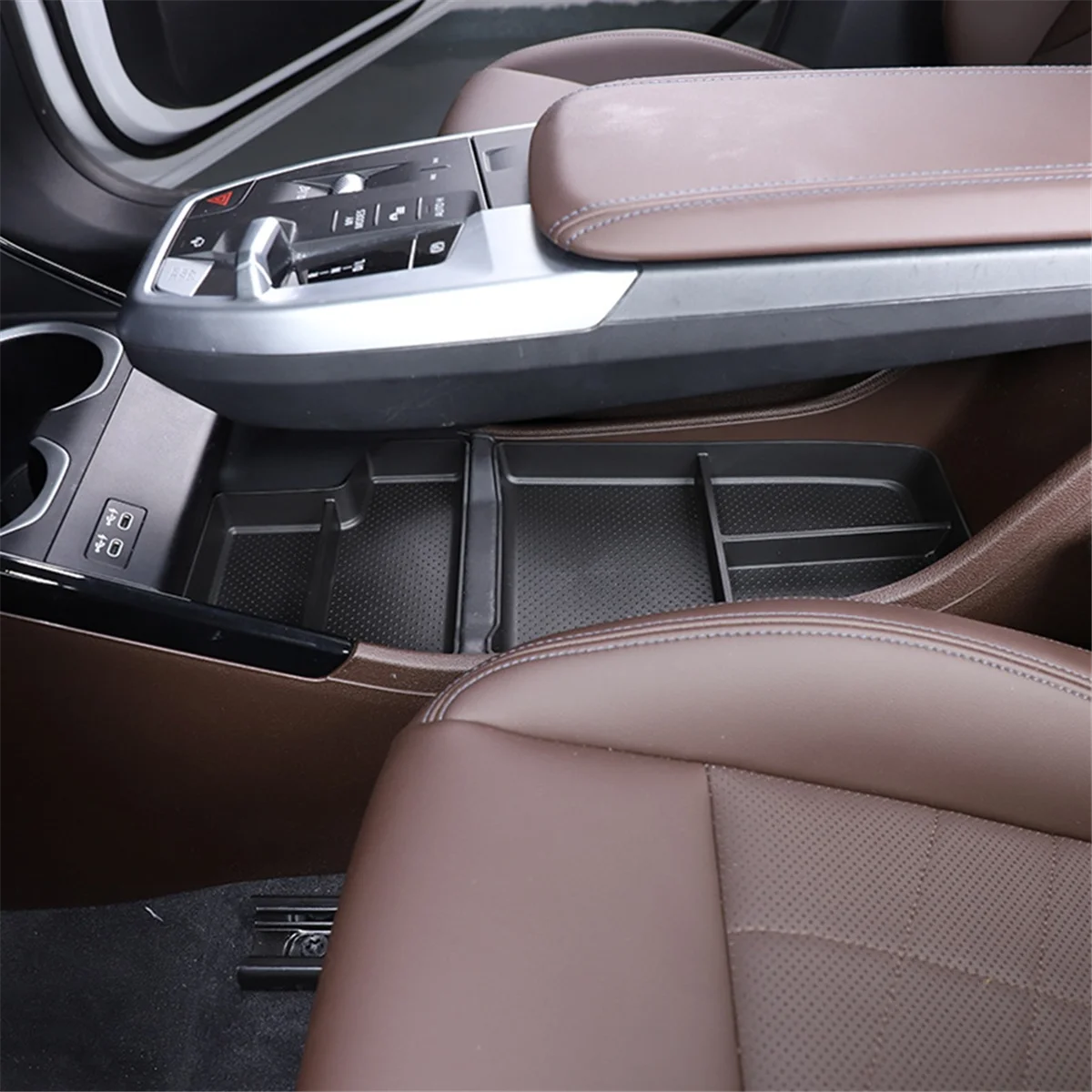 Для BMW X1 U11 2023 2024 нижний лоток-органайзер центральной консоли-аксессуары для ящика