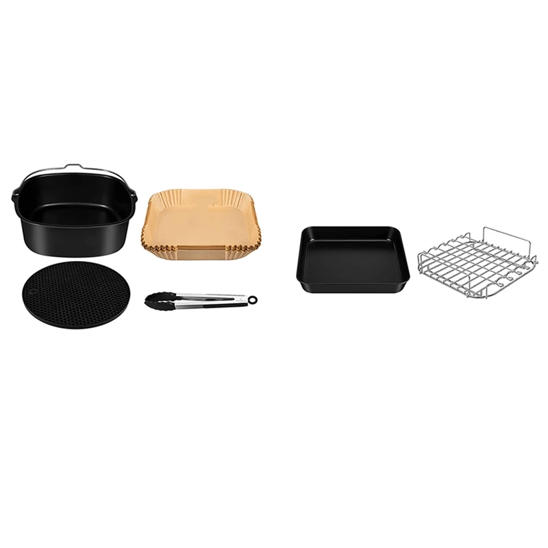 

Аксессуары для фритюрницы, аксессуары для фритюрницы Cosori 5,5 L, аксессуары для фритюрницы XXL, Квадратные аксессуары