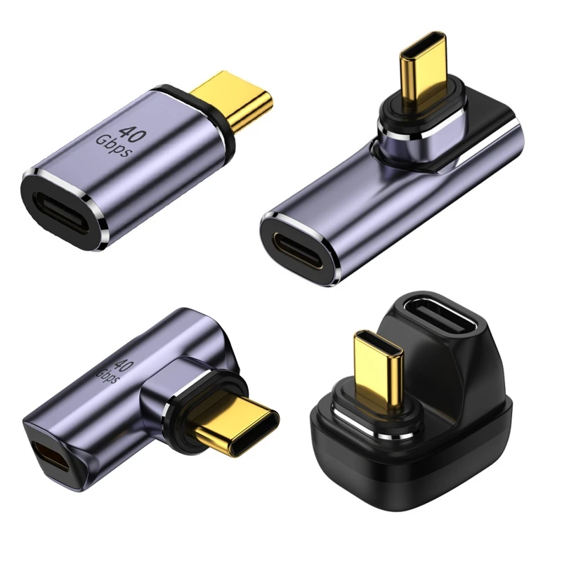 

Адаптер из алюминиевого сплава с разъемами USB C и Type C типа c (папа) на 40 Гбит/с